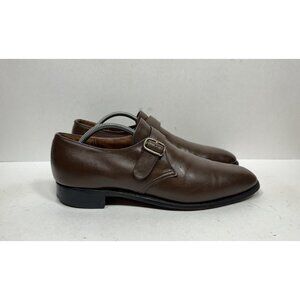 Church’s Becket Monk Strap Shoes Size 12 US B Made in England Brown‎